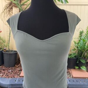 Hollister $20 Elegant Sage Green Women's Top size S